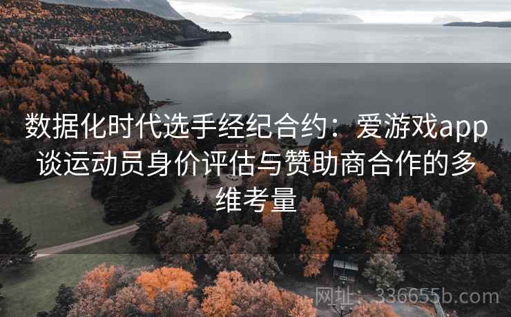 数据化时代选手经纪合约：爱游戏app谈运动员身价评估与赞助商合作的多维考量